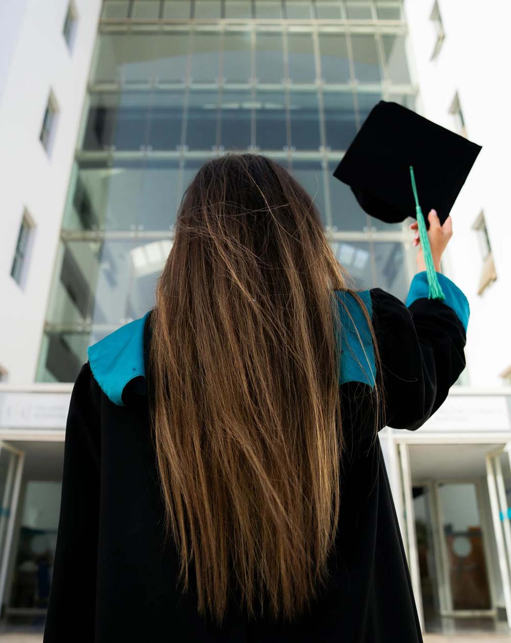 International students walking on a UK university campus